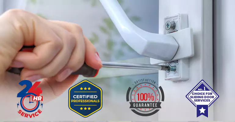 Broken Patio Door Handle Repair in Cooper City