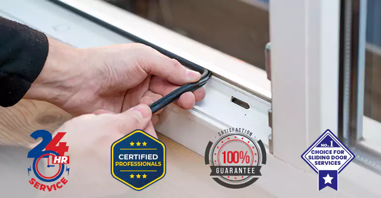 Sliding Glass Door Track Repair and Cost Estimate in Cooper City
