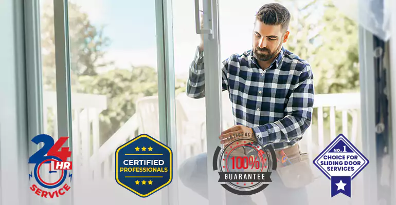 Residential Impact Sliding Glass Door Repair in Cooper City